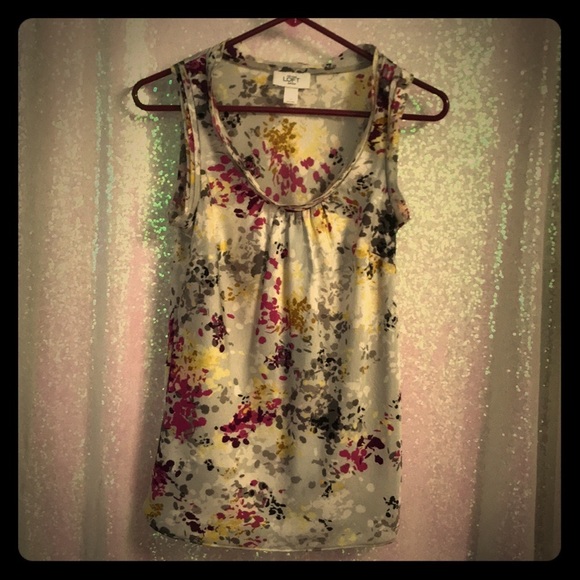 Ann Taylor LOFT petite small blouse - Picture 2 of 7